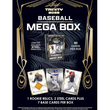 2023 Leaf Trinity Mega Baseball (Random Team - 20-box Case Break #1) PRIZE BREAK! Baseball