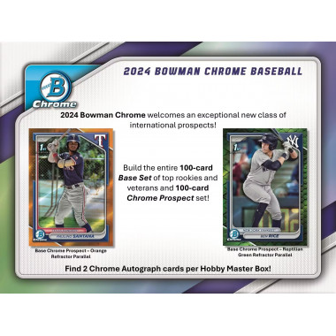 2024 Bowman Chrome Baseball Hobby (Choose Team - 4-box break #1) Baseball