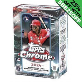 2024 Topps Chrome Baseball Blaster (Choose Team - 10-box break #1) Baseball