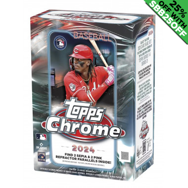 2024 Topps Chrome Baseball Blaster (Choose Team - 10-box break #1) Baseball