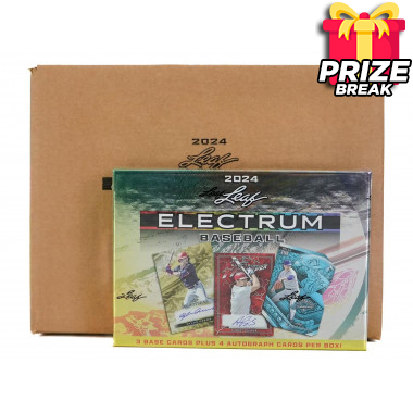 2024 Leaf Electrum Baseball (Random Team - 10-box Case Break #1) PRIZE BREAK!