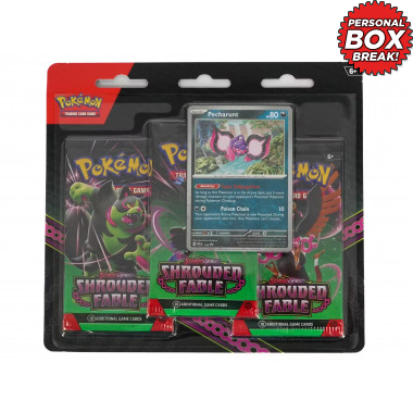 Pokemon Scarlet & Violet: Shrouded Fable 3-Pack Blister Baseball