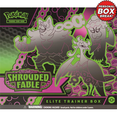 Pokemon Scarlet & Violet: Shrouded Fable Elite Trainer Box Baseball